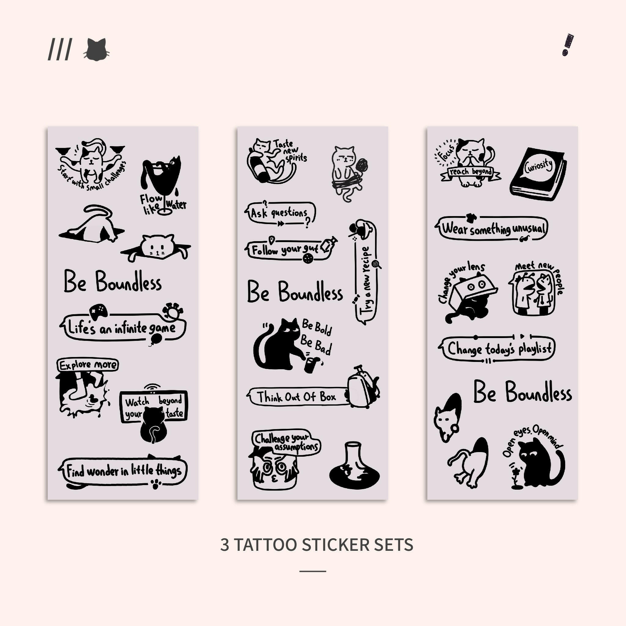 temporary tattoo sets